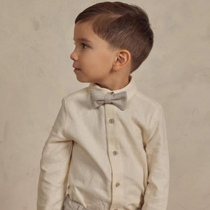 Bow Tie - Fog-Nora Lee-1-4 YRS-Little Soldiers