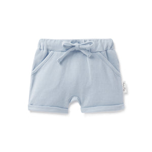 Chambray Harem Shorts-Girls Tops-Aster & Oak-000-Little Soldiers