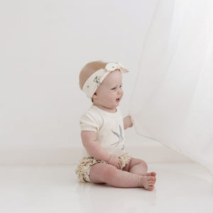 Swallow Ruffle Bloomers - Natural-baby shorts-Aster & Oak-000-Little Soldiers