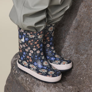 Rain Boots - Winter Floral-Rain Boots-Crywolf Child-EU20-Little Soldiers