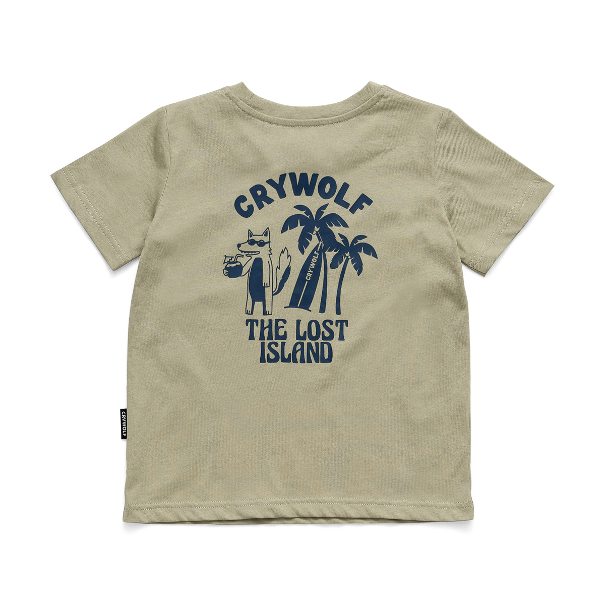 Lost Island T-Shirt - Sage-Kids Clothing-Crywolf Child-1-Little Soldiers