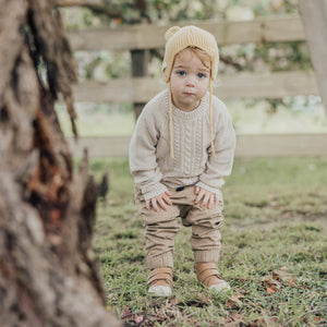 Blake - Tan 1st Walker-Shoes-Pretty Brave-EU19-Little Soldiers