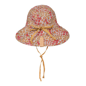 Wanderer Girls Reversible Panelled Bucket Sun Hat - Melody / Maize-Hats-Bedhead Hats-46-50cm / 6-12 months / S-Little Soldiers