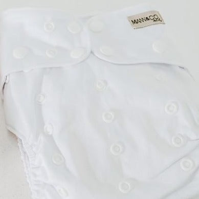 Reusable Cloth Nappy - Optic White