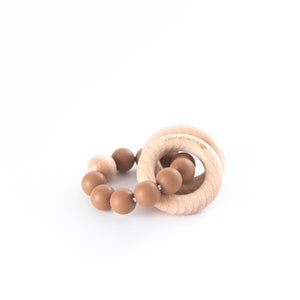 Silicone Teething Ring-Cherub & Me-Clay-Little Soldiers