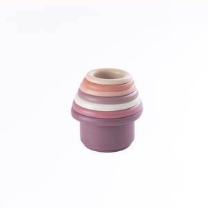Silicone Stacking Cups - Mauve-Cherub & Me-Little Soldiers
