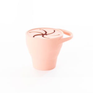 Silicone Snack Cup-Cherub & Me-Apricot-Little Soldiers