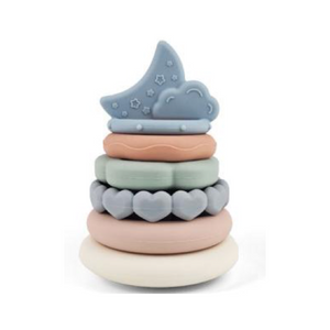 Silicone Stacking Ring - Moon-Cherub & Me-Little Soldiers