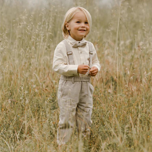 Bow Tie - Fog-Nora Lee-1-4 YRS-Little Soldiers