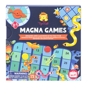 Magna Games - Snakes & Ladders & TIC-TAC-TOE-Toys-Tiger Tribe-Little Soldiers
