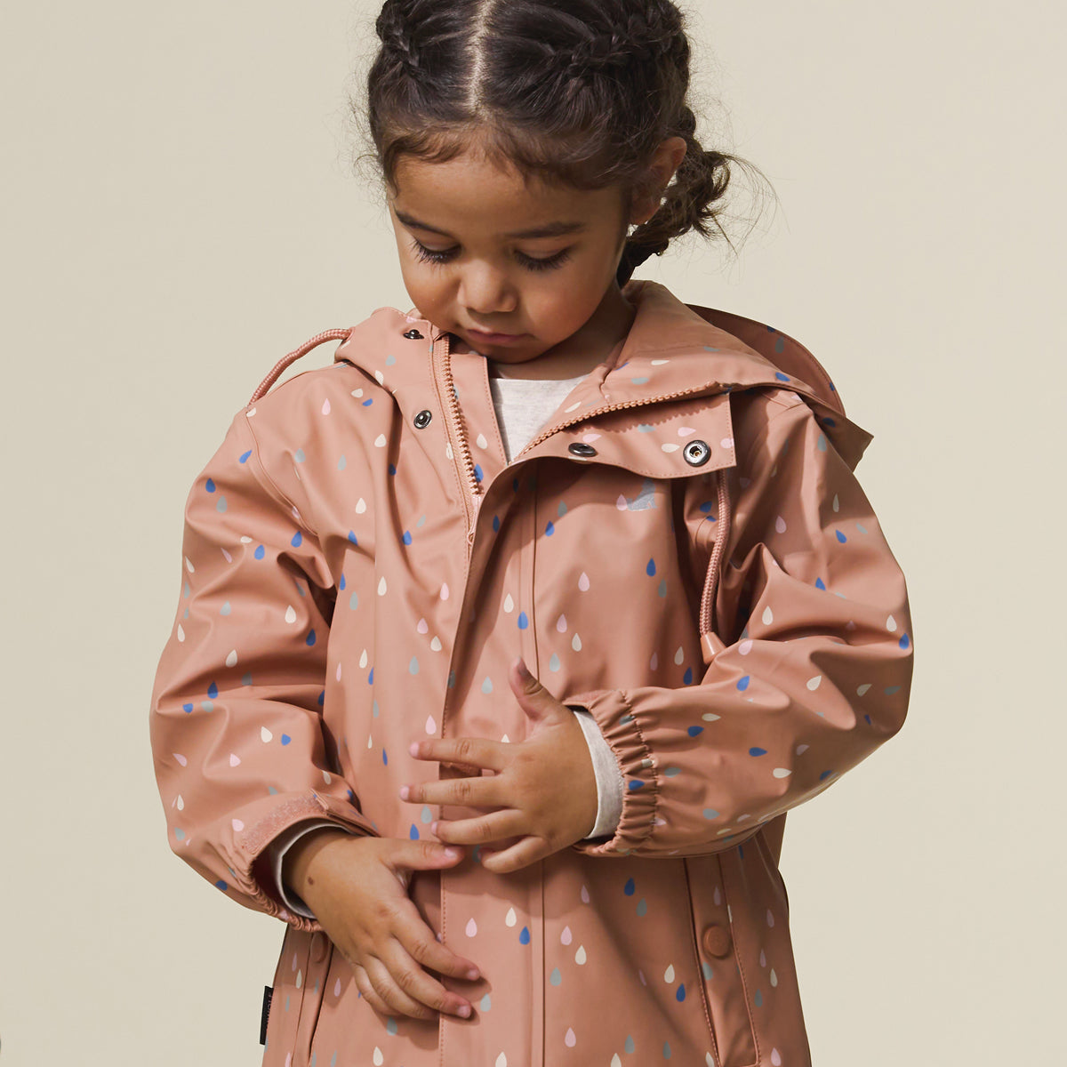 Play Jacket - Rain Drops-Baby & Toddler Clothing-Crywolf Child-0-Little Soldiers