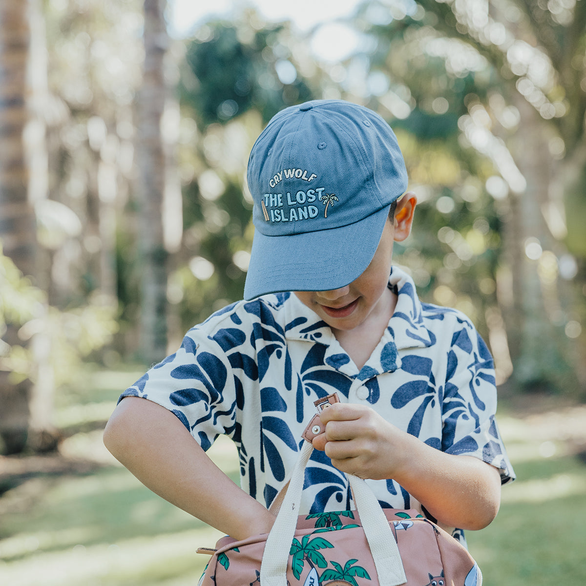 Lost Island CAP - Indigo-Towels-Crywolf Child-S-Little Soldiers