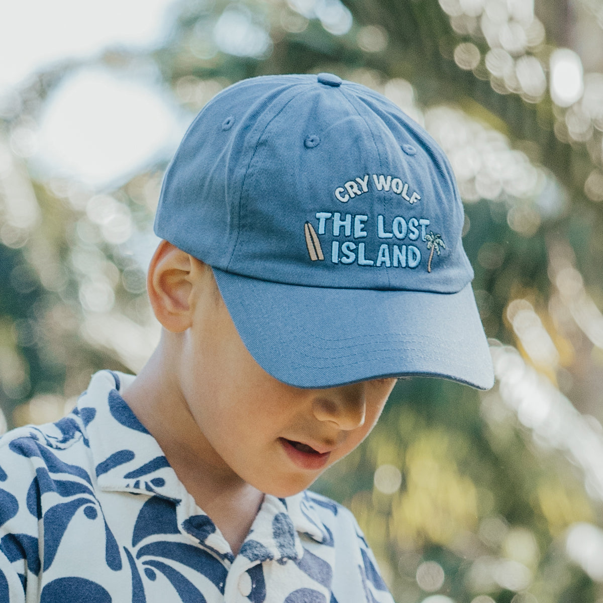 Lost Island CAP - Indigo-Towels-Crywolf Child-S-Little Soldiers