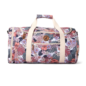 Packable Duffel - Tropical Floral-Kids Backpack-Crywolf Child-Little Soldiers