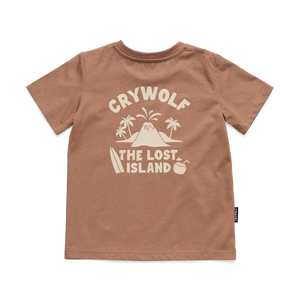 Lost Island T-Shirt - Tan-Kids Clothing-Crywolf Child-1-Little Soldiers