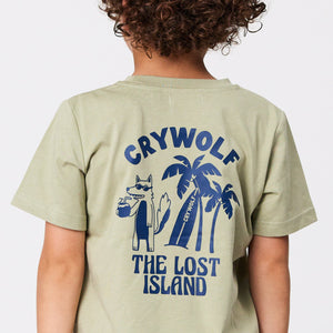 Lost Island T-Shirt - Sage-Kids Clothing-Crywolf Child-1-Little Soldiers