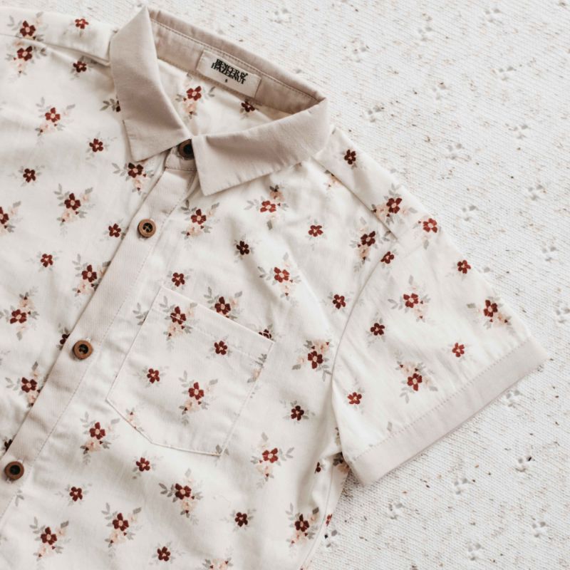 Feliz Collared Shirt PRE ORDER OCT-Bencer & Hazelnut-000-Little Soldiers