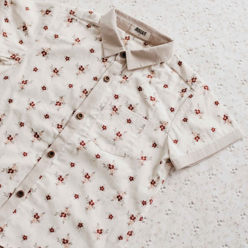 Feliz Collared Shirt PRE ORDER OCT-Bencer & Hazelnut-000-Little Soldiers