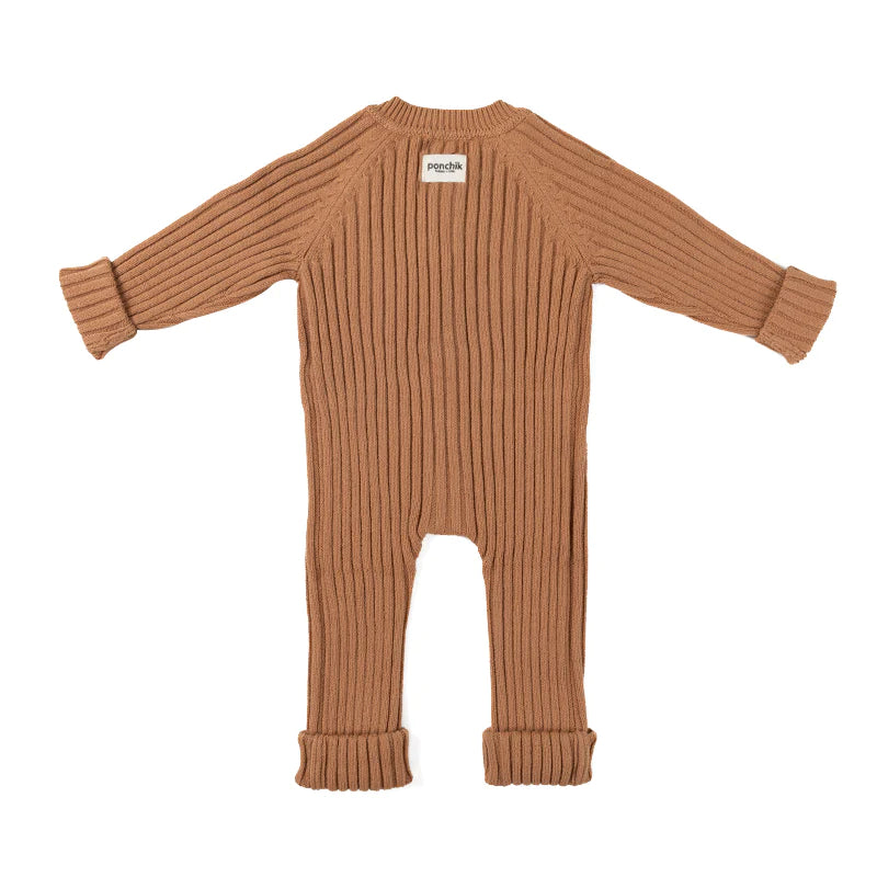 Ribbed Button Front Onesie - Crepe-Baby Onesie-Ponchik Kids-000-Little Soldiers