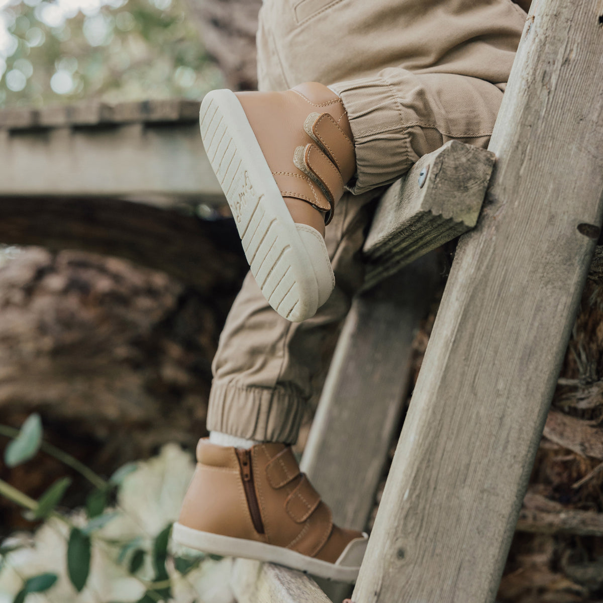 Blake - Tan 1st Walker-Shoes-Pretty Brave-EU19-Little Soldiers