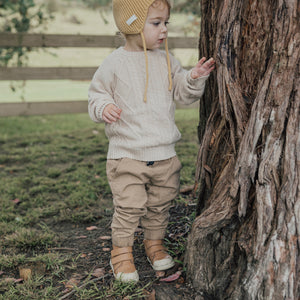Blake - Tan 1st Walker-Shoes-Pretty Brave-EU19-Little Soldiers