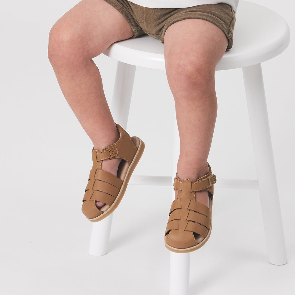 Rocco - Tan-Shoes-Pretty Brave-EU19-Little Soldiers