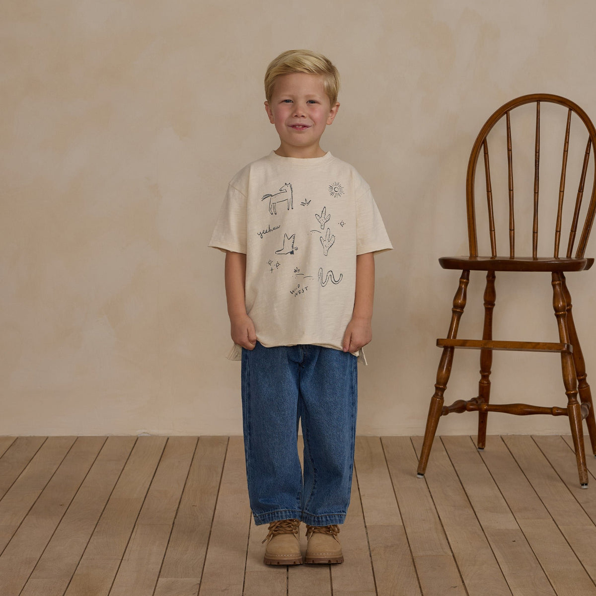 Baggy Pant - Indigo-Rylee & Cru-0-Little Soldiers