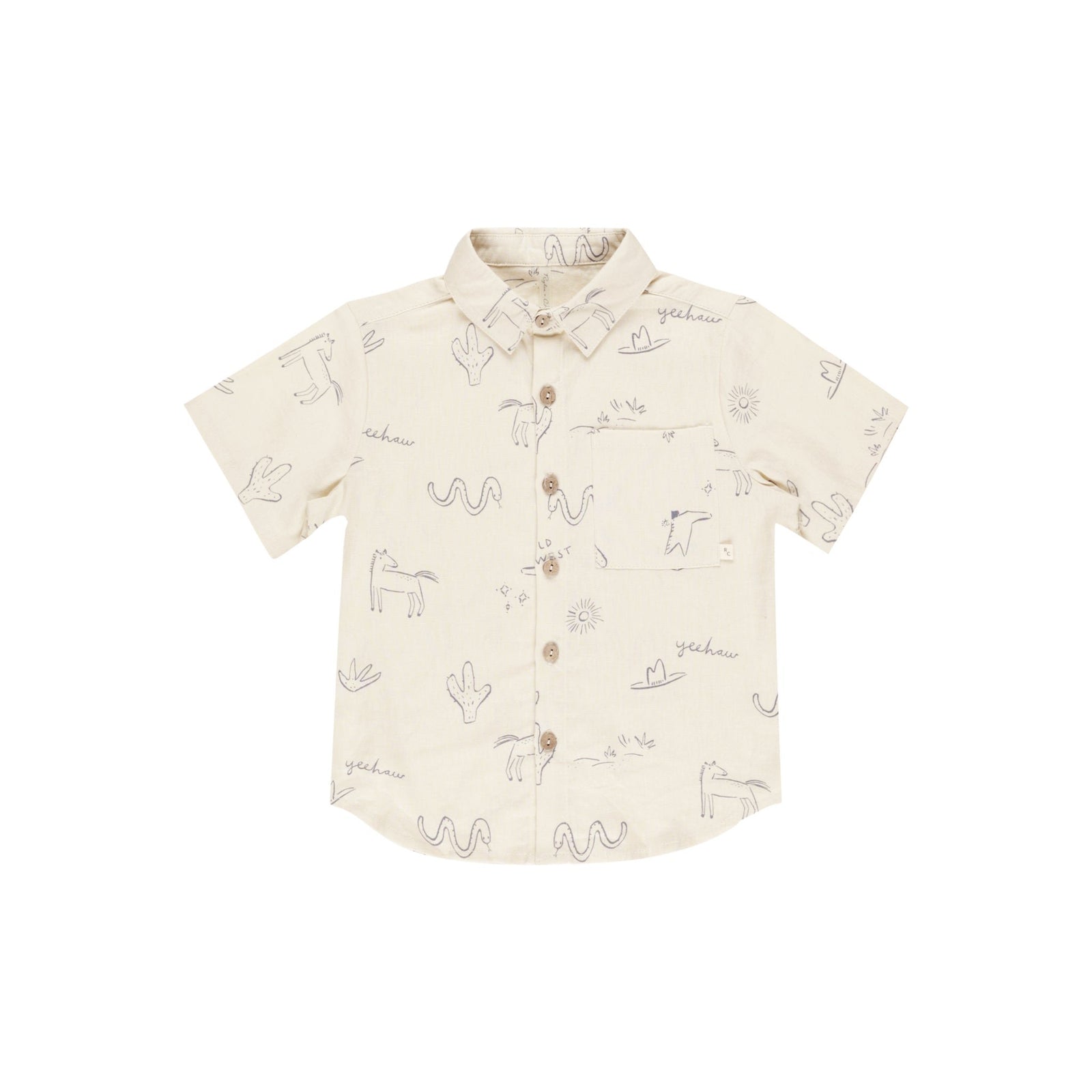 Collared Shirt - Wild West-Rylee & Cru-Little Soldiers