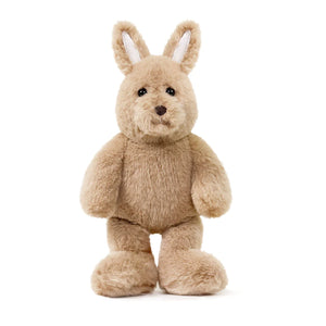 Little Kip Kangaroo Soft Toy (Angora) 10" / 25cm-Soft Toys-O.B Designs-Little Soldiers