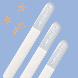 Tempered Glass Nail File - Powder Blue-Little Soldiers-Little Soldiers