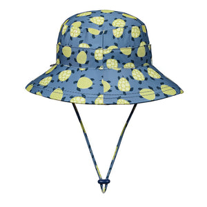 Kids Classic Swim Bucket Sun Hat - Turtle-Hats-Bedhead Hats-52cm / 2-3 years / L-Little Soldiers