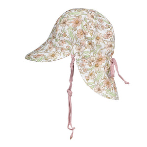 Lounger Baby Reversible Flap Sun Hat - Poppy/Rosa-Hats-Bedhead Hats-3-6mth/42- 46cm / XS-Little Soldiers