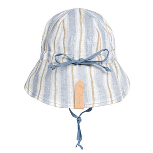 Lounger Baby Reversible Flap Sun Hat - Spencer / Steele-Hats-Bedhead Hats-3-6mth/42- 46cm / XS-Little Soldiers