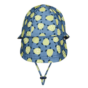 Kids Swim Legionnaire Hat - Turtle-Hats-Bedhead Hats-37cm / 0-3 months / XXS-Little Soldiers