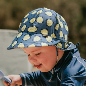 Kids Swim Legionnaire Hat - Turtle-Hats-Bedhead Hats-37cm / 0-3 months / XXS-Little Soldiers