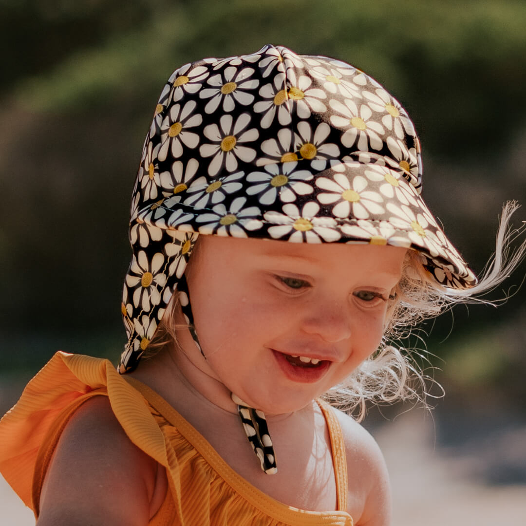 Kids Swim Legionnaire Hat - Daisy-Hats-Bedhead Hats-37cm / 0-3 months / XXS-Little Soldiers