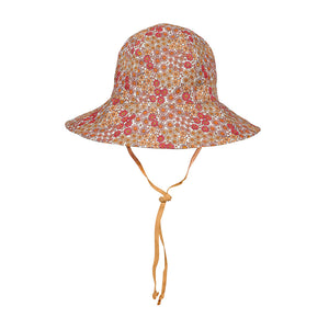 Wanderer Girls Reversible Panelled Bucket Sun Hat - Melody / Maize-Hats-Bedhead Hats-46-50cm / 6-12 months / S-Little Soldiers