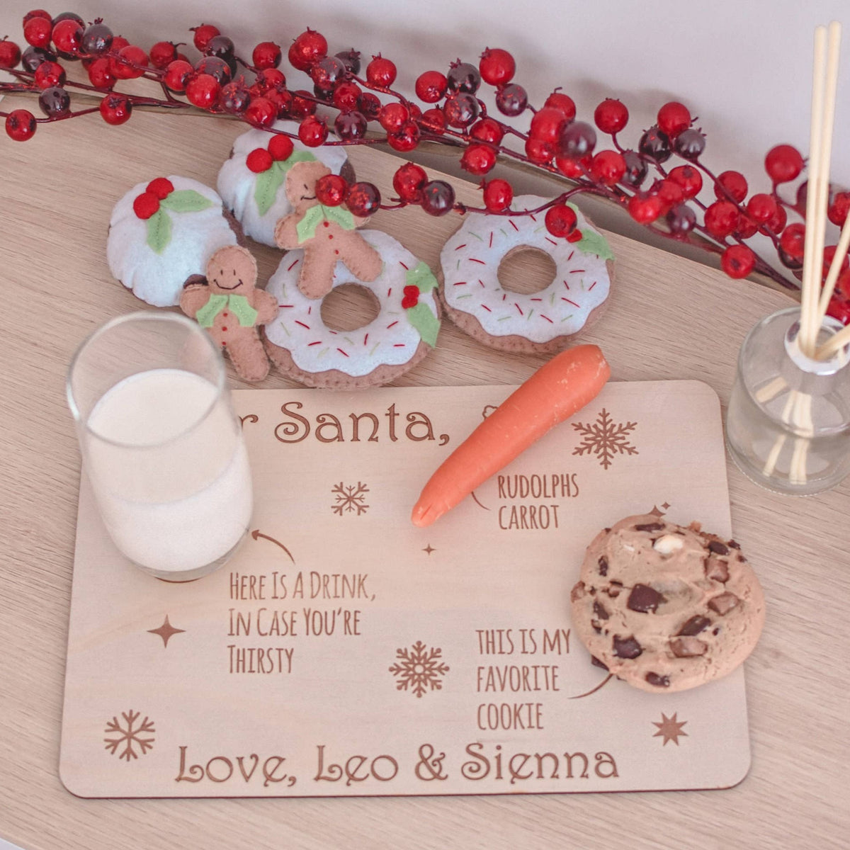 Wooden Santa Tray - Spark Your Kids Imagination-Baby & Toddler Clothing-Timber Tinkers-Little Soldiers