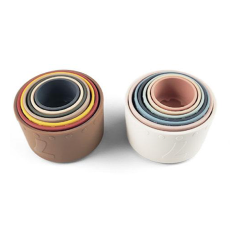 Silicone Stacking Cups - Petal-Cherub & Me-Little Soldiers