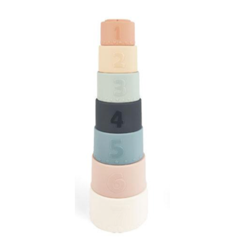 Silicone Stacking Cups - Petal-Cherub & Me-Little Soldiers