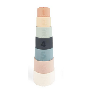 Silicone Stacking Cups - Petal-Cherub & Me-Little Soldiers