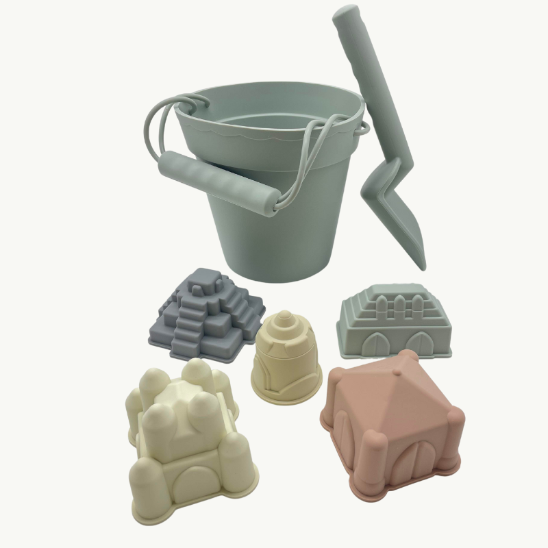 Silicone Scrunch Beach Toys Sage Little Soldiers