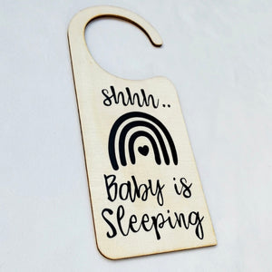 Sleeping Baby Door Hanger