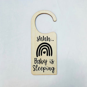 Sleeping Baby Door Hanger