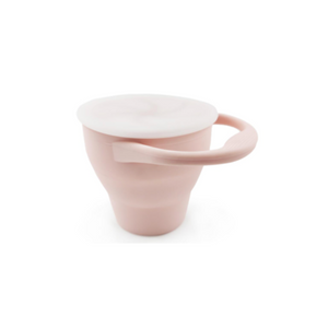 Silicone Snack Cup-Cherub & Me-Blush-Little Soldiers