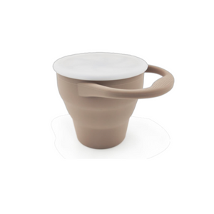 Silicone Snack Cup-Cherub & Me-Taupe-Little Soldiers