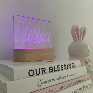 Personalised Engraved Night Light PRE ORDER MID JAN