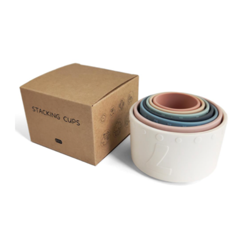 Silicone Stacking Cups - Petal-Cherub & Me-Little Soldiers