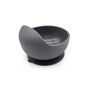 Silicone Suction Bowls-Cherub & Me-Dark Grey-Little Soldiers