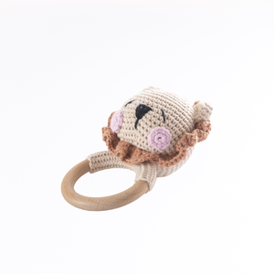 Little Essential Gift Pack-Little Soldiers-Bear Rattle + Teether + Shuttle Rattle + Dummy Clip-Little Soldiers